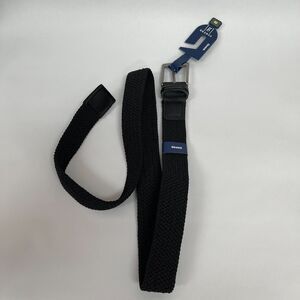 George Size 40 Belt Black Stretch Synthetic Leather GM18BL011 - New